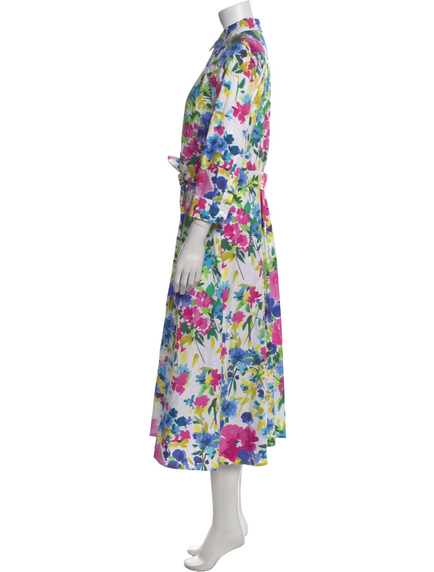 Sara Roka Floral Print Long Dress