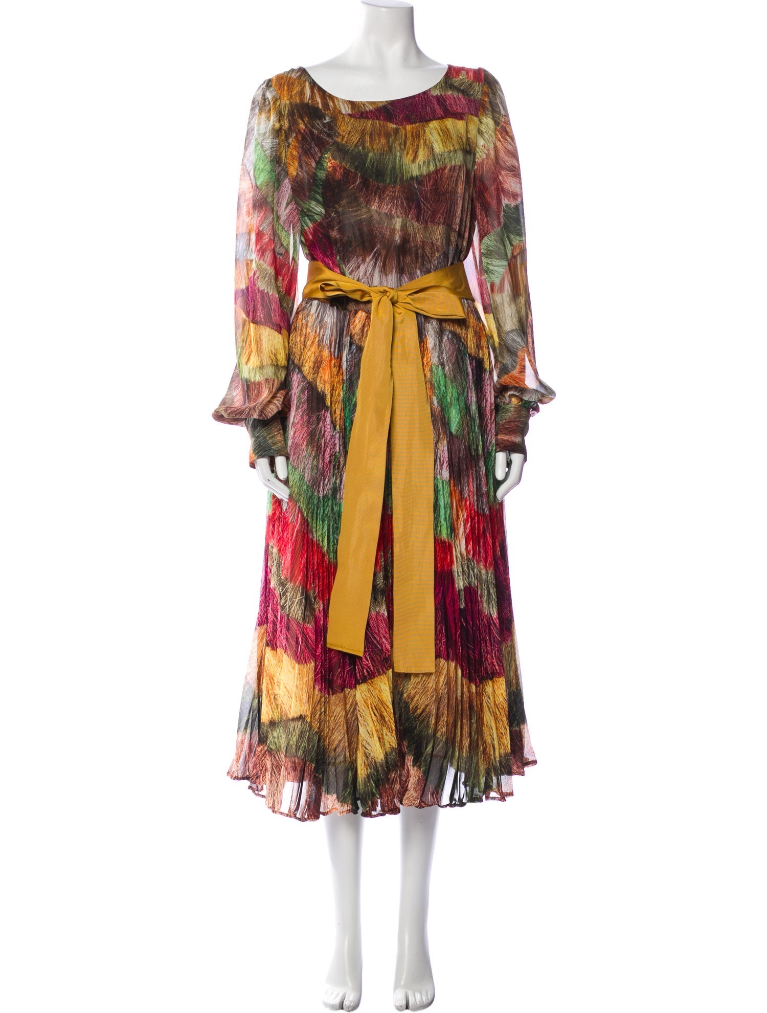 Sara Roka Printed Long Dress
