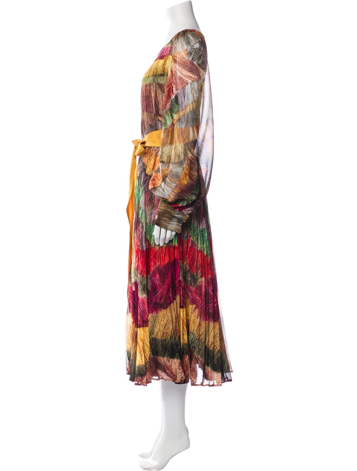 Sara Roka Printed Long Dress