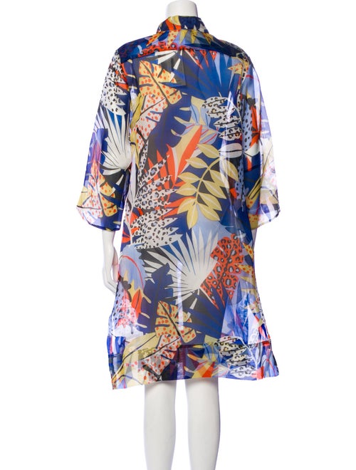 Sara Roka Floral Print Knee-Length Dress
