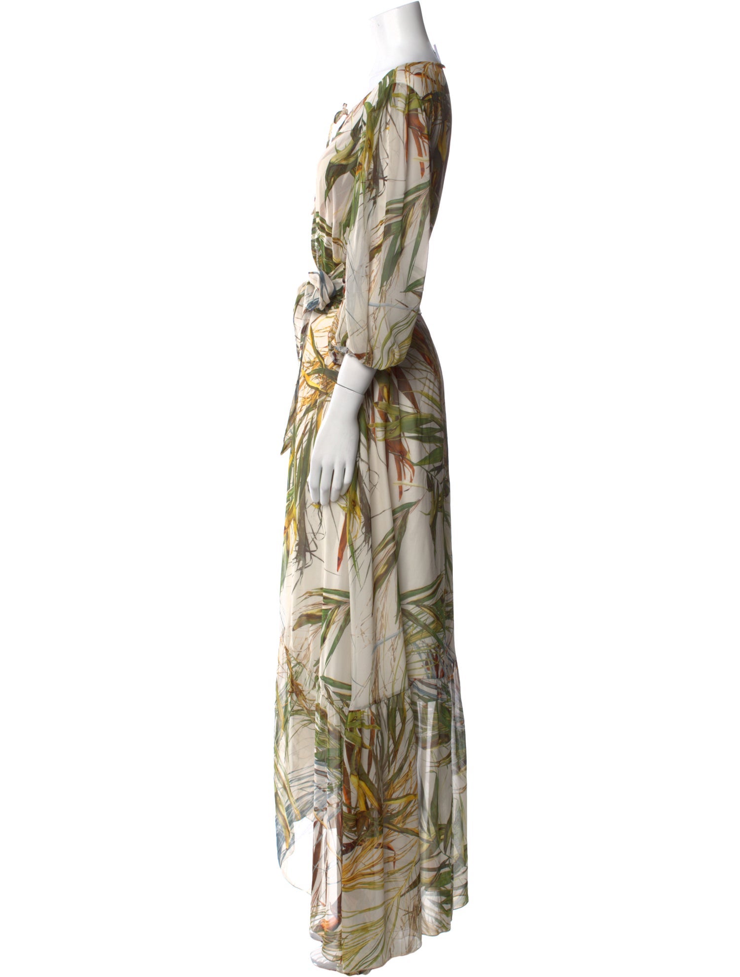 Sara Roka Silk Long Dress