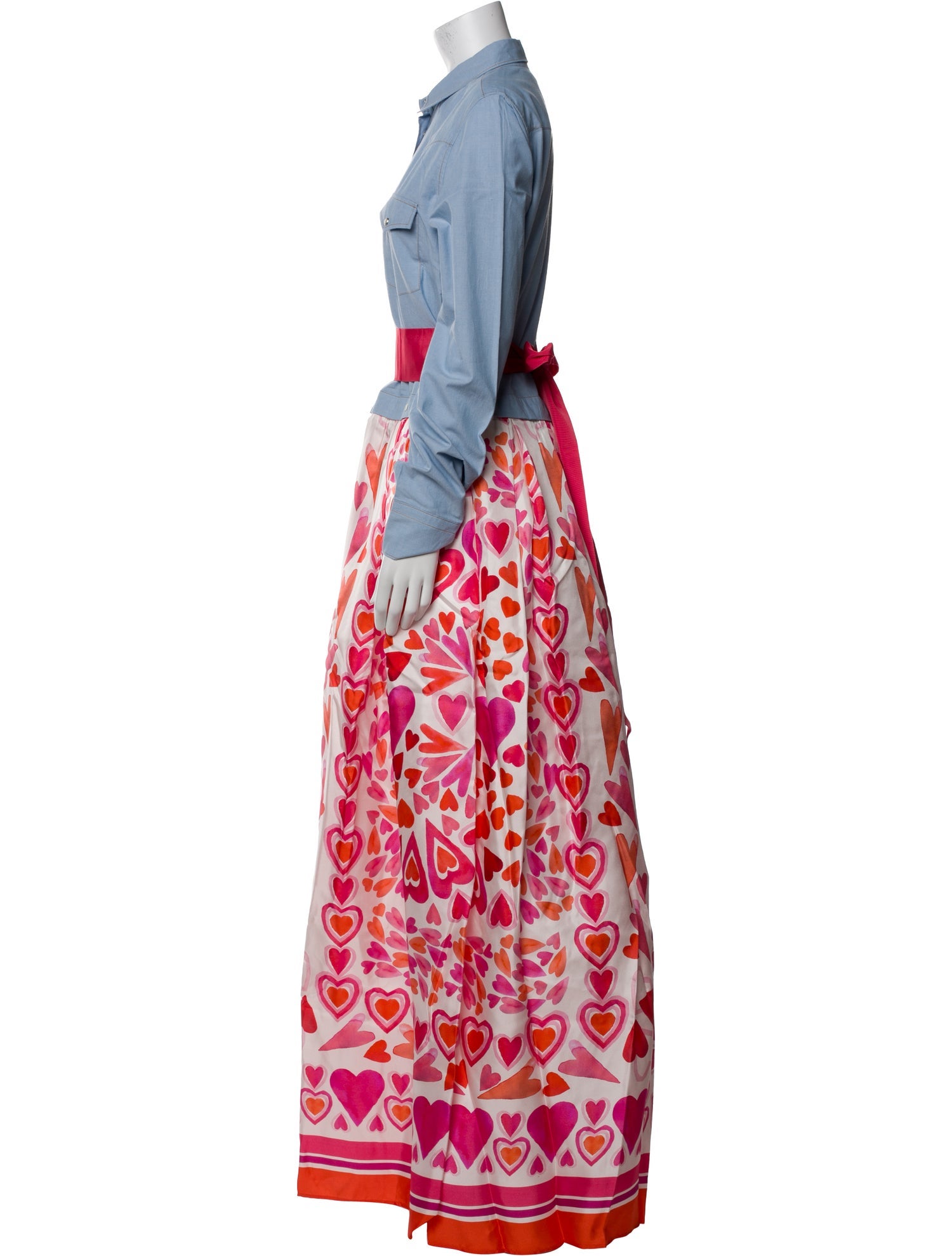 Sara Roka Silk Long Dress w/ Tags