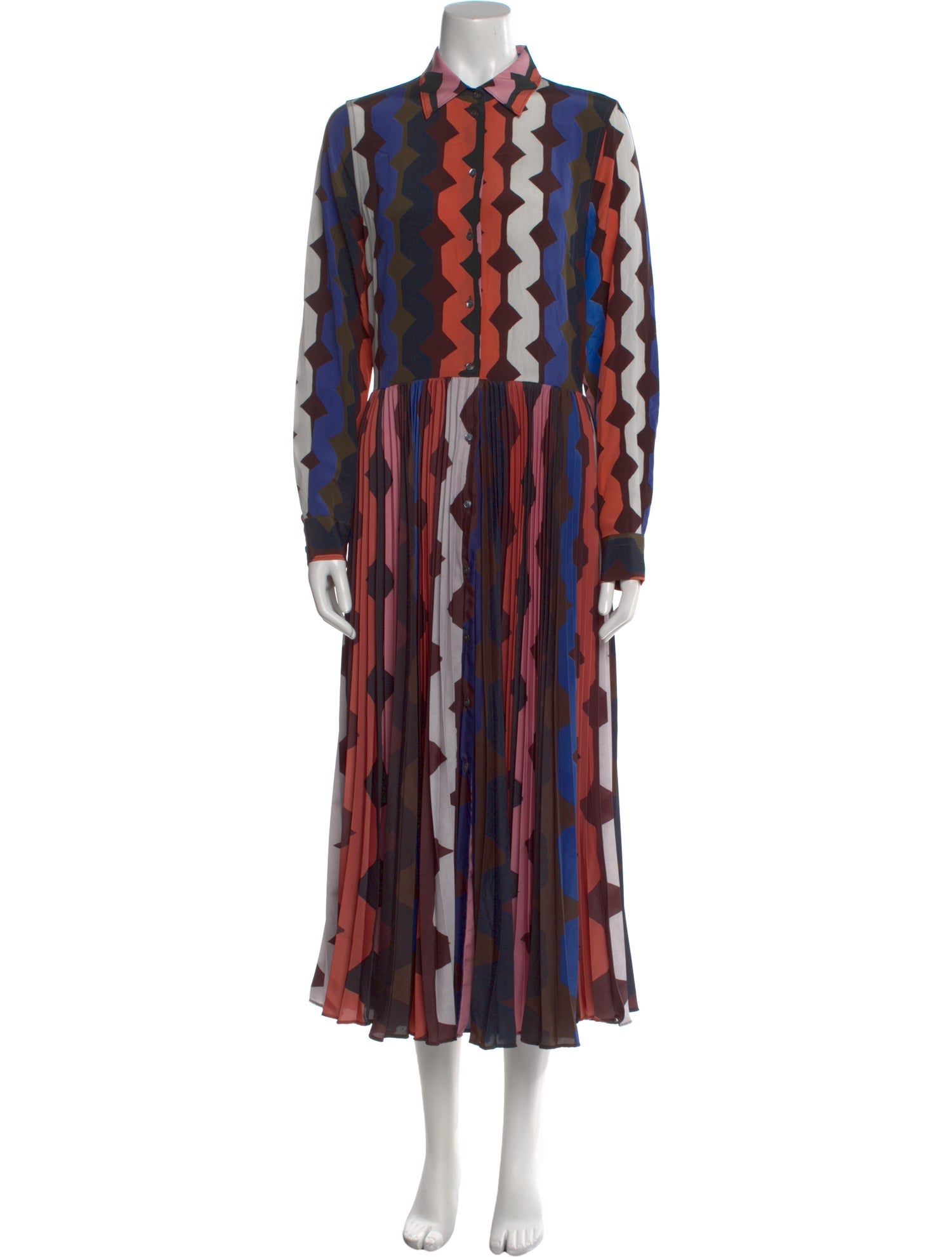 Sara Roka Printed Long Dress w/ Tags
