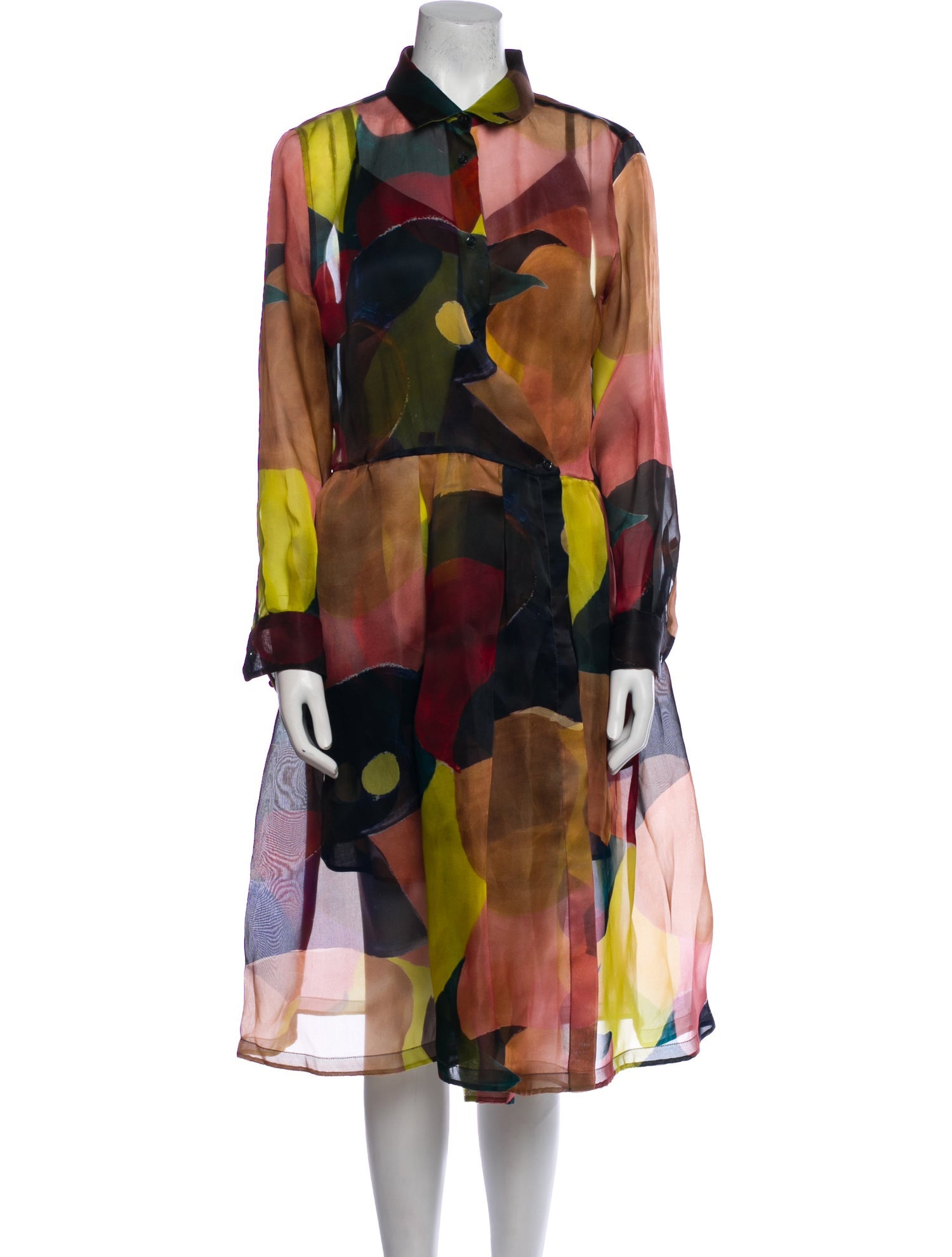 Sara Roka Silk Midi Length Dress