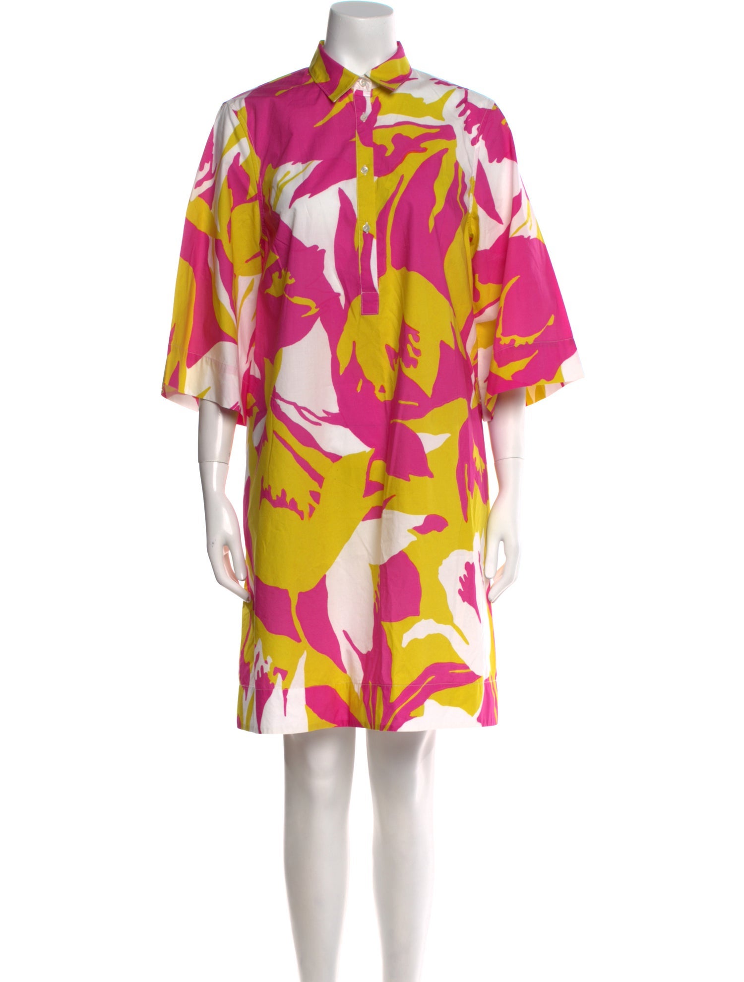 Sara Roka Printed Knee-Length Dress