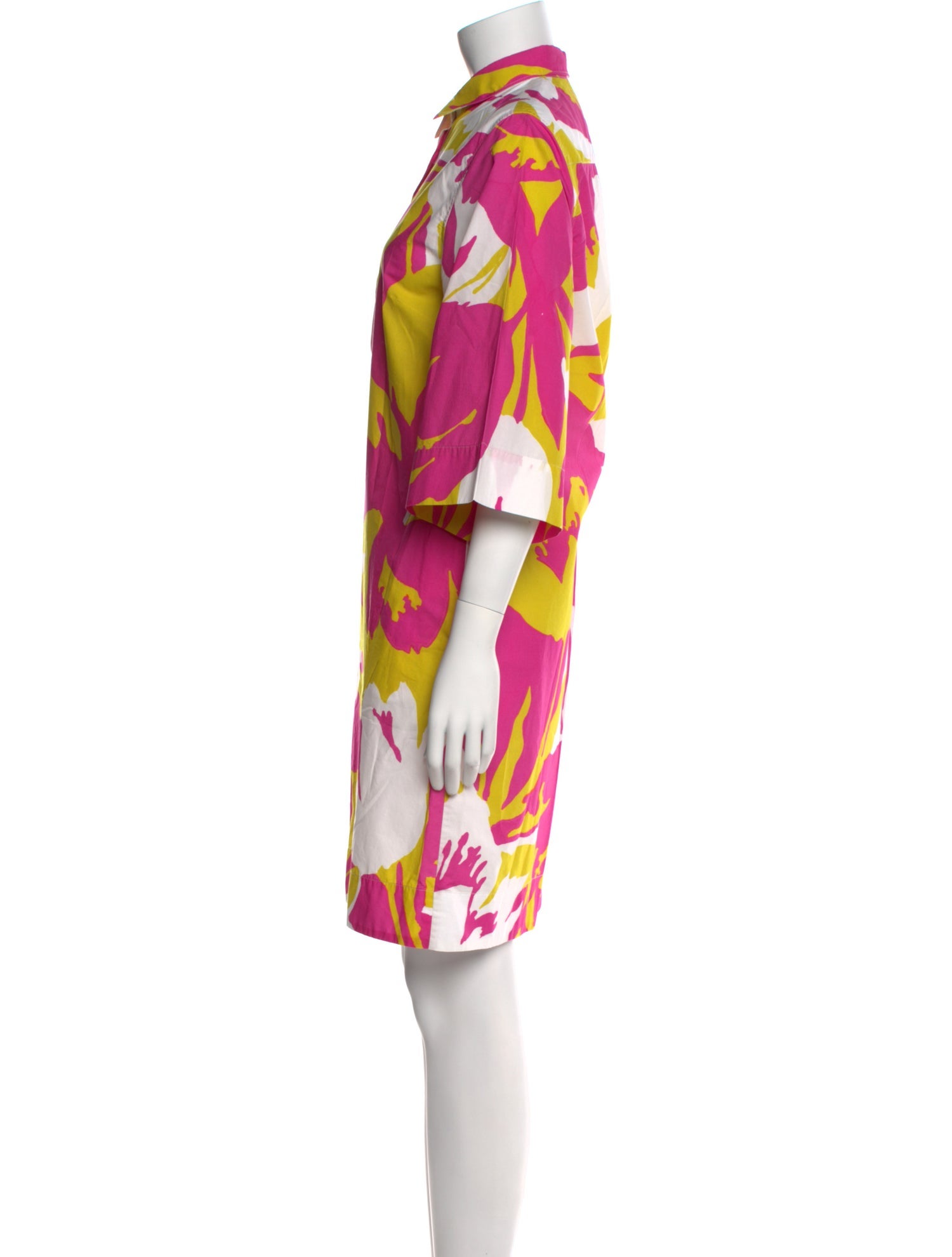 Sara Roka Printed Knee-Length Dress