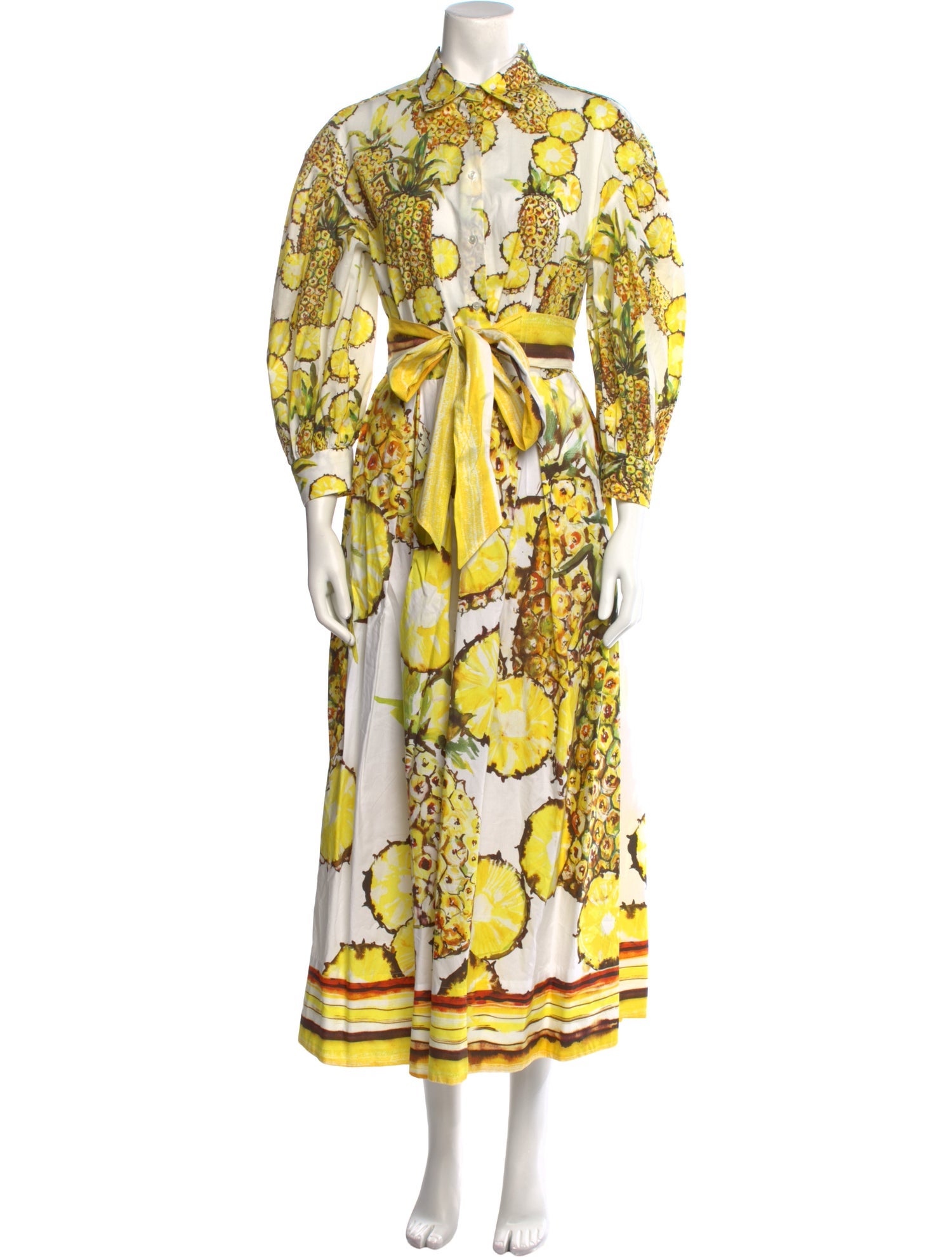 Sara Roka Floral Print Midi Length Dress w/ Tags