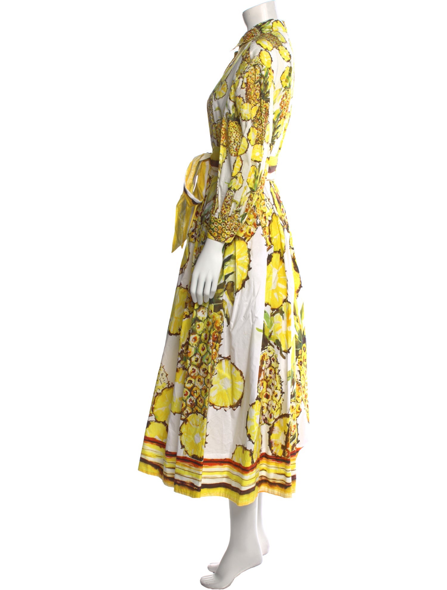 Sara Roka Floral Print Midi Length Dress w/ Tags