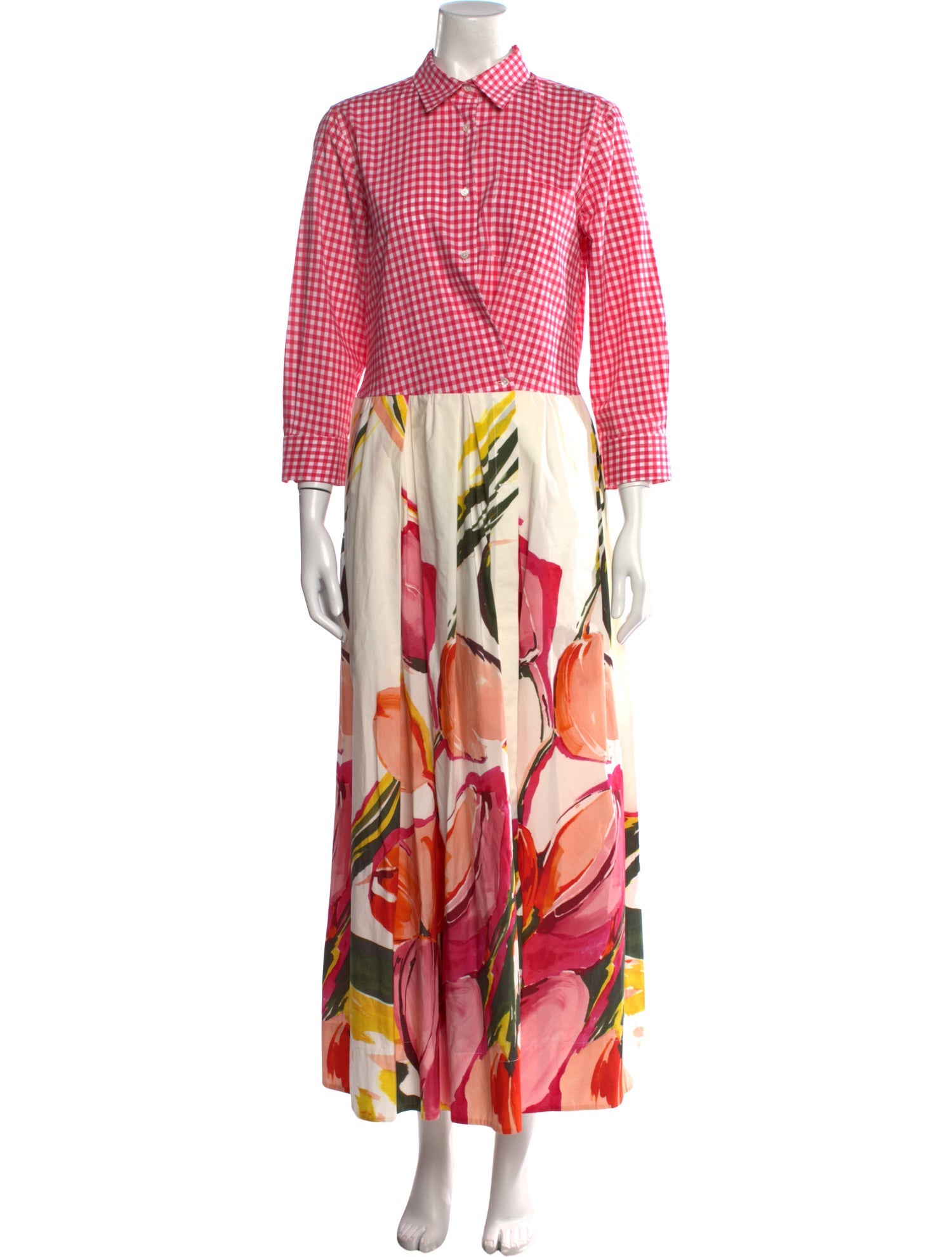 Sara Roka Printed Long Dress