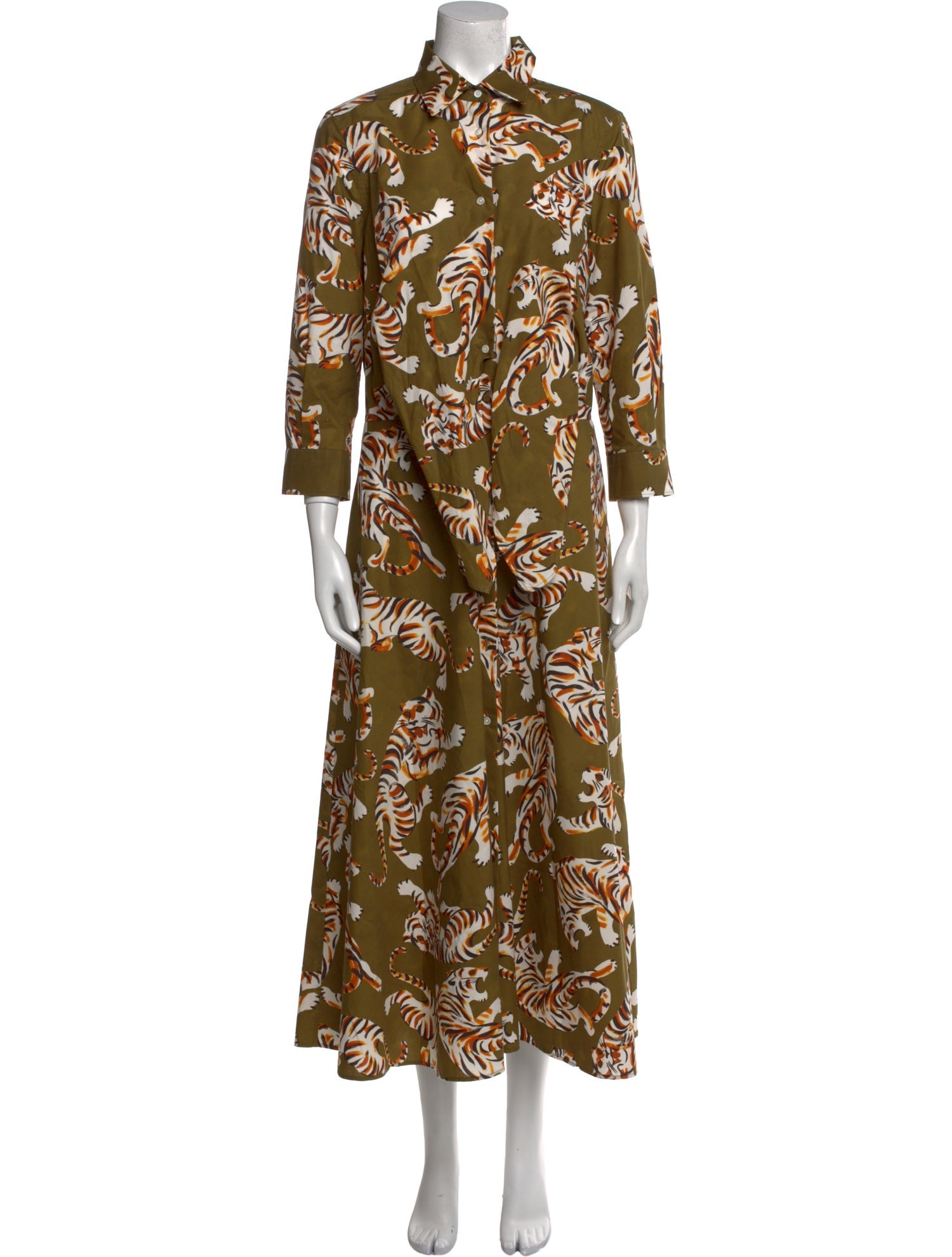 Sara Roka Floral Print Long Dress