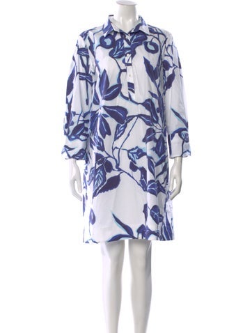 Pre-owned Sara Roka Printed Mini Dress In Multi