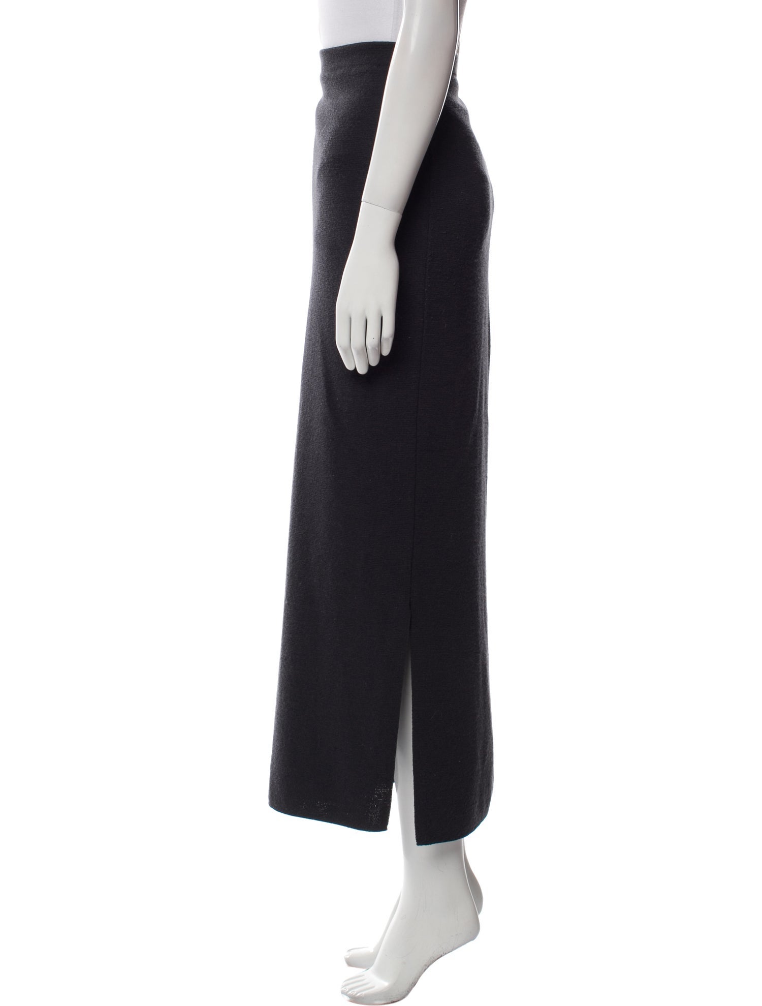 Sarah Pacini Merino Wool Midi Length Skirt