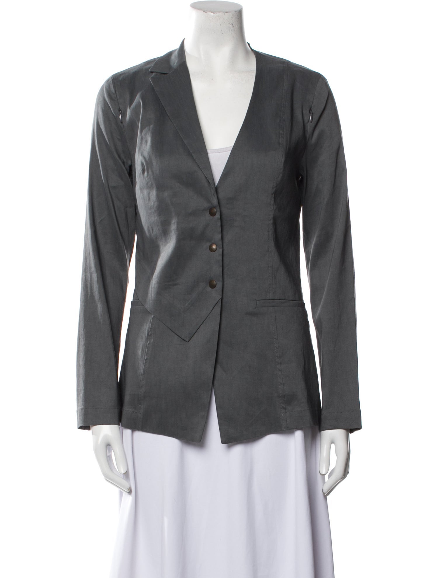 Sarah Pacini Linen Blazer