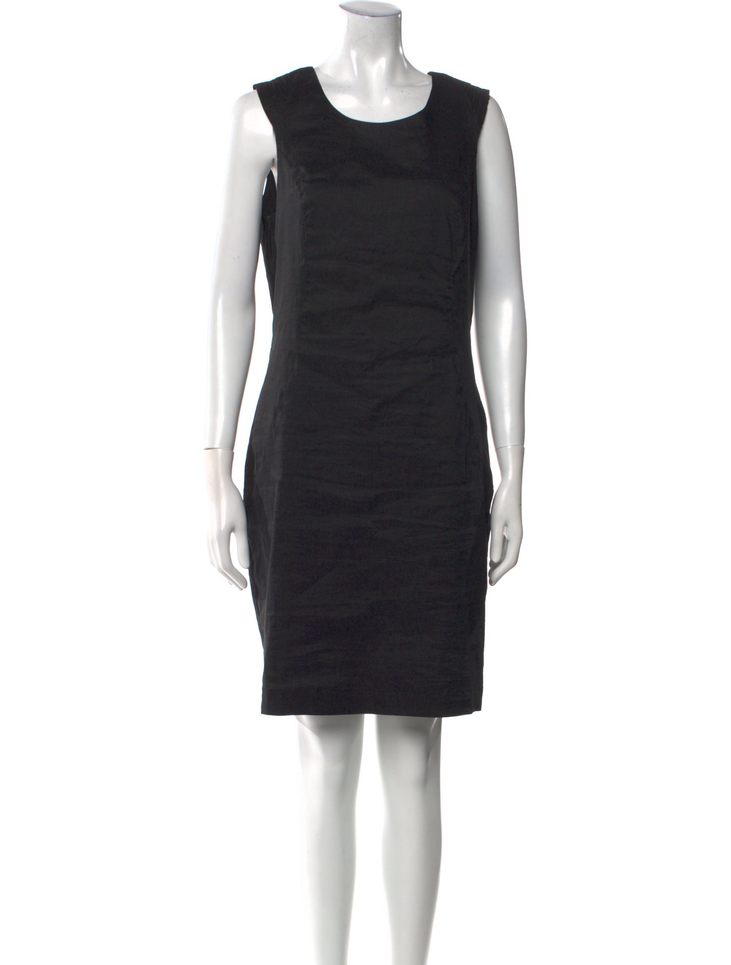 Sarah Pacini Linen Knee-Length Dress