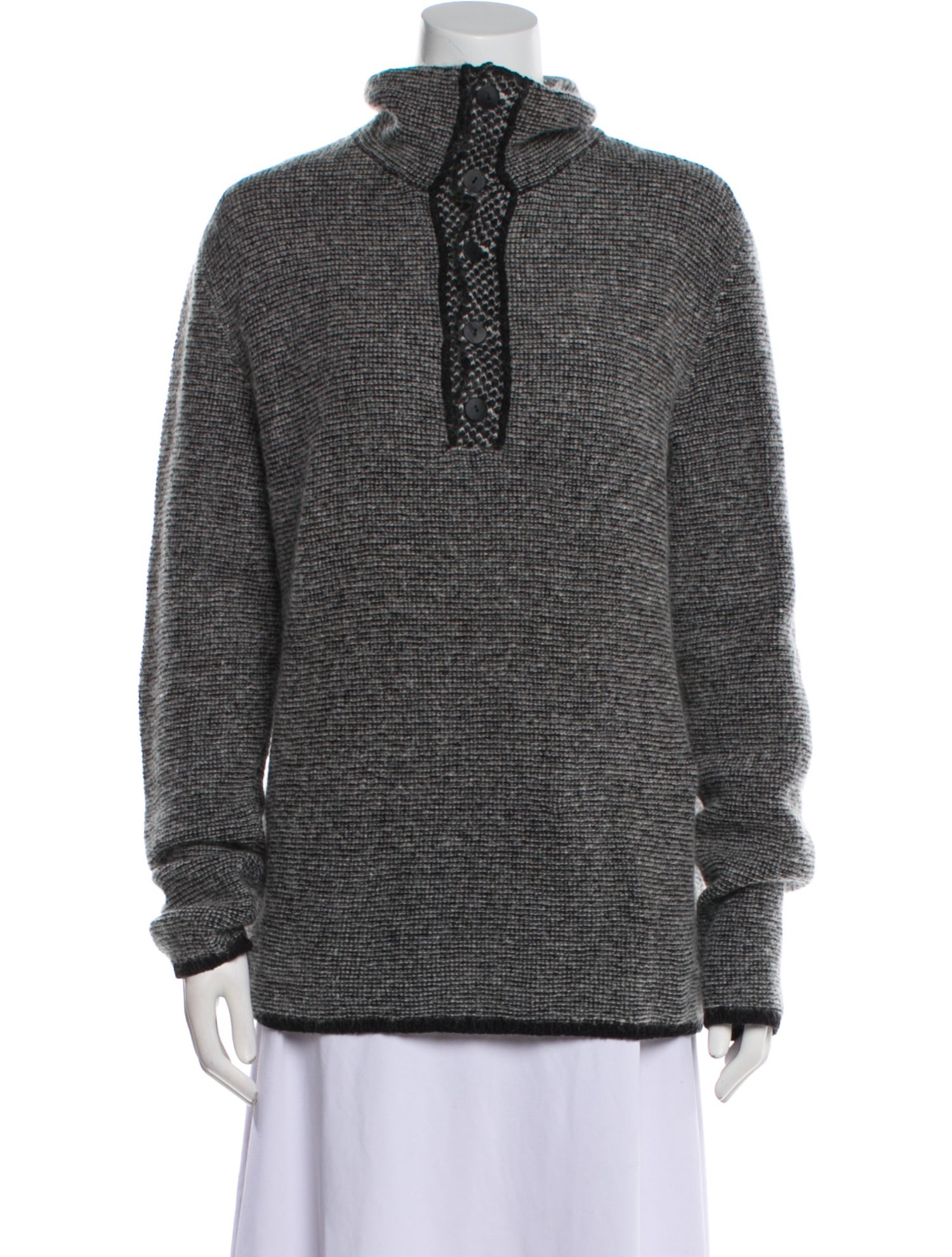 Sarah Pacini Mohair Cowl Neck Sweater
