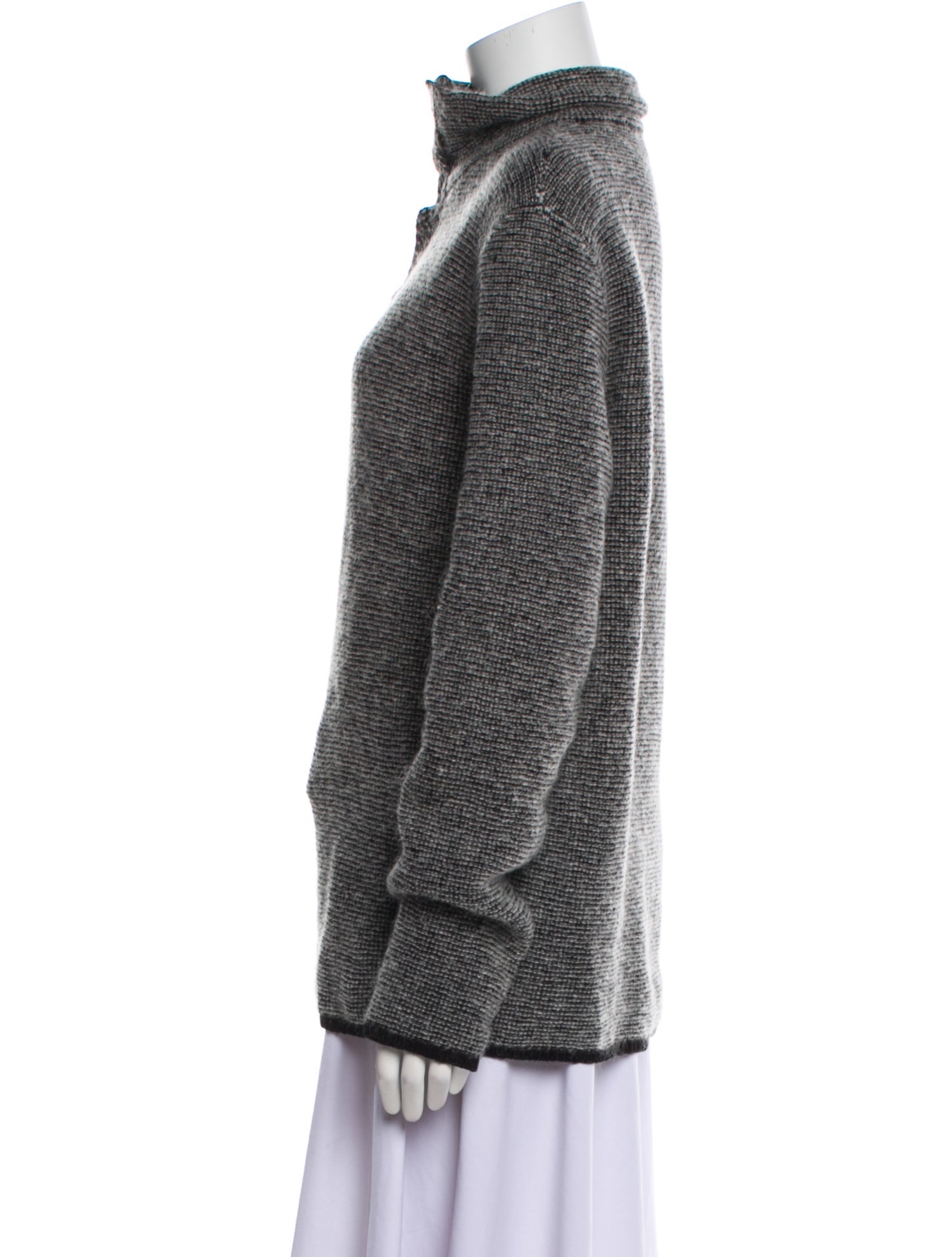 Sarah Pacini Mohair Cowl Neck Sweater