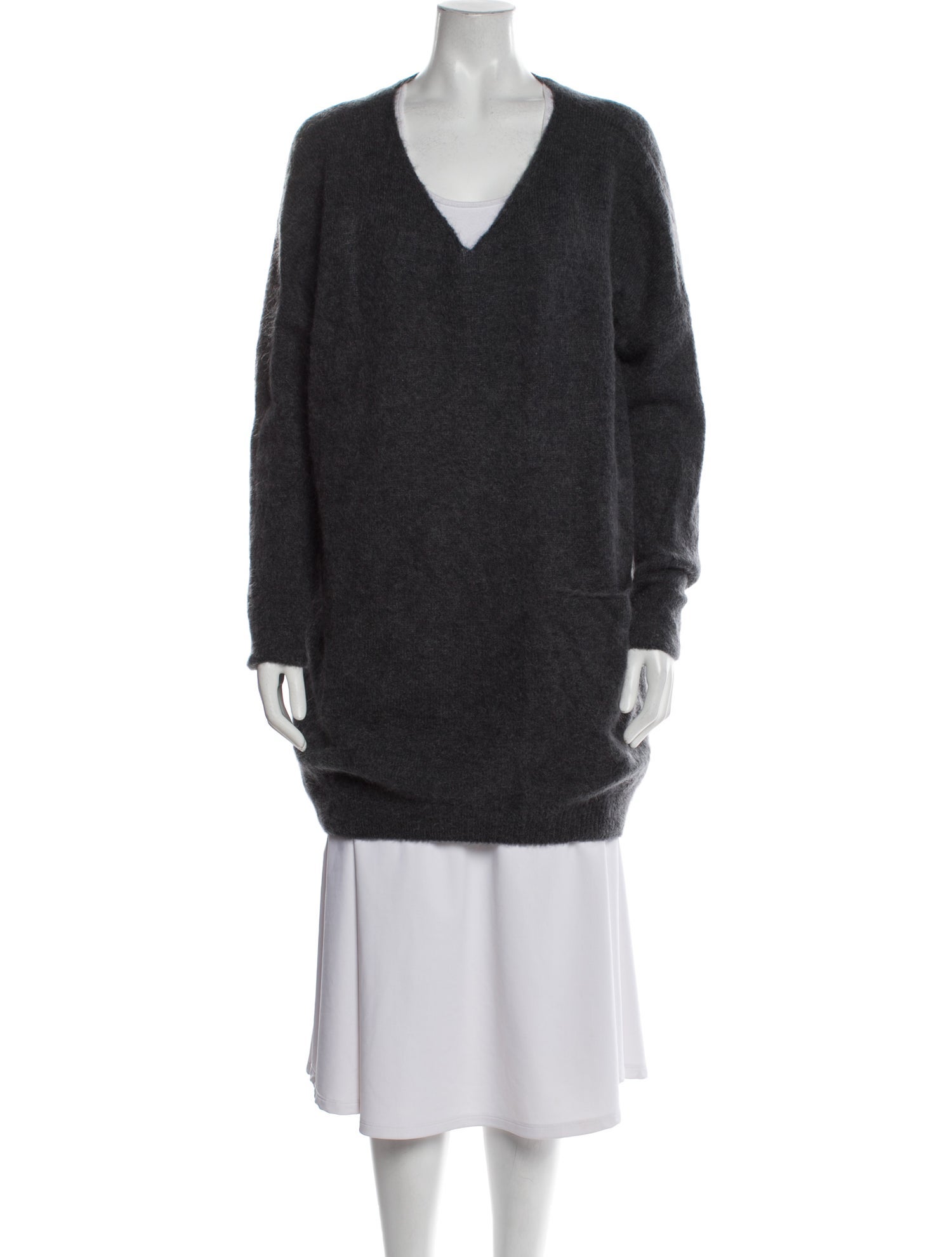 Sarah Pacini Merino Wool V-Neck Sweater