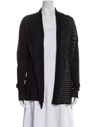 Sarah Pacini Wool Open Front Sweater