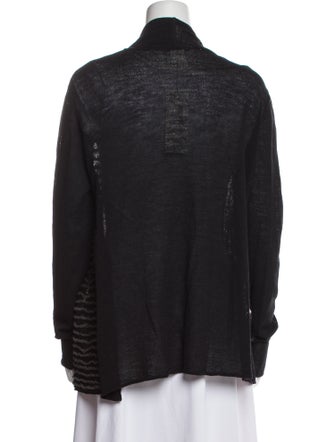 Sarah Pacini Wool Open Front Sweater