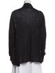 Sarah Pacini Wool Open Front Sweater