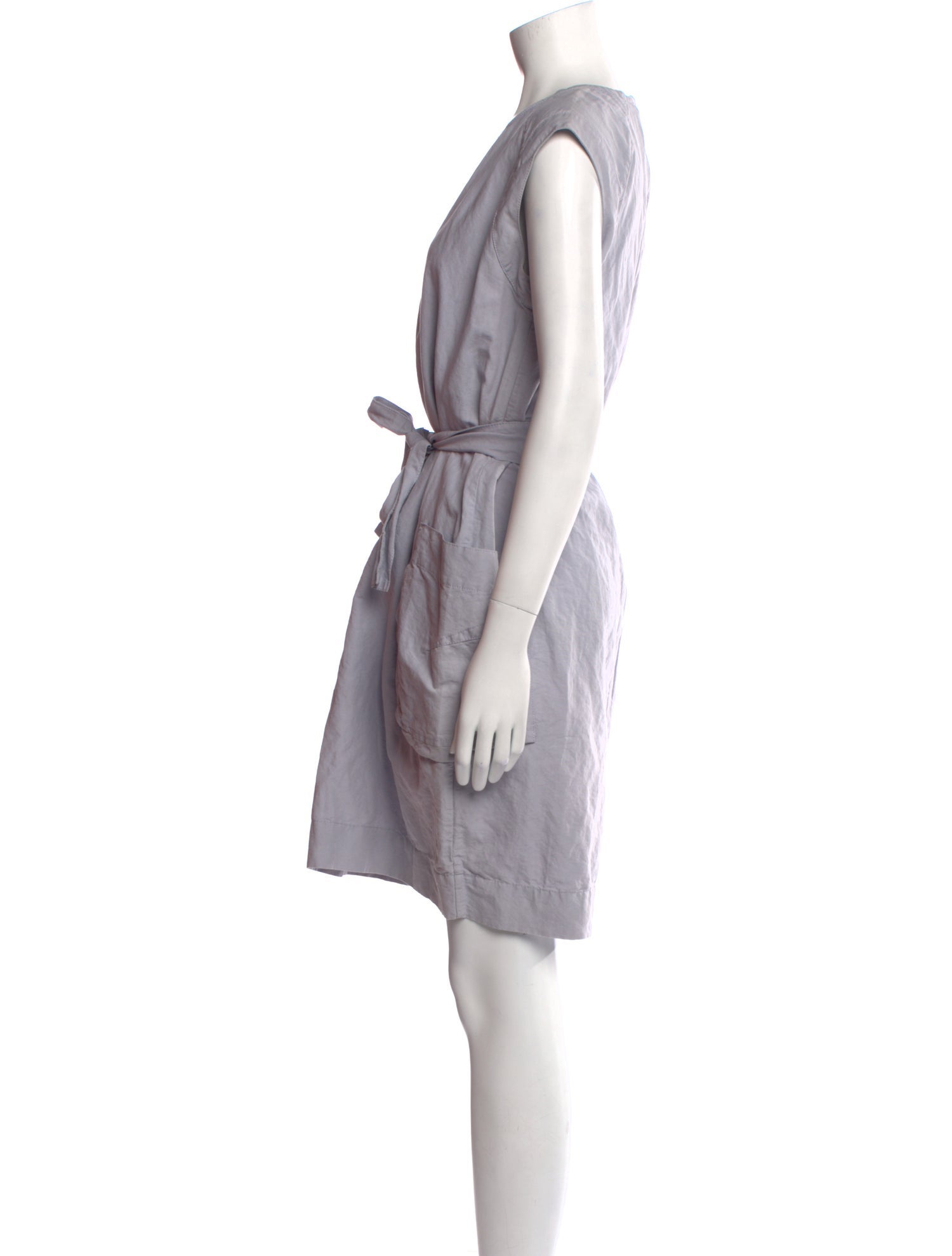 Sarah Pacini Crew Neck Knee-Length Dress
