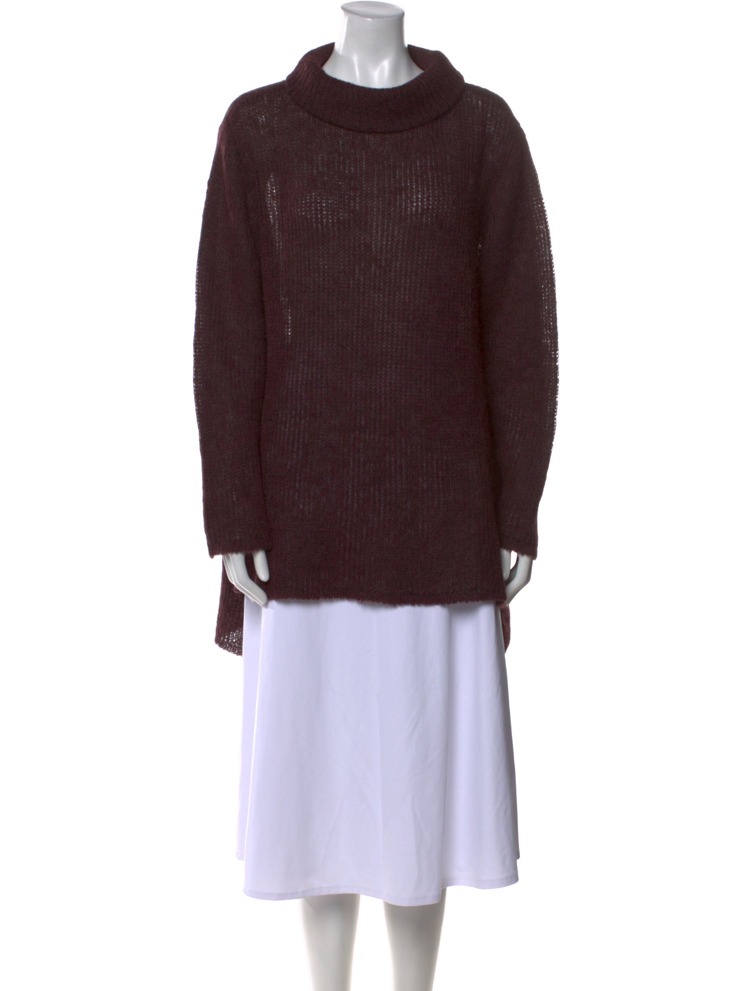 Sarah Pacini Alpaca Cowl Neck Sweater