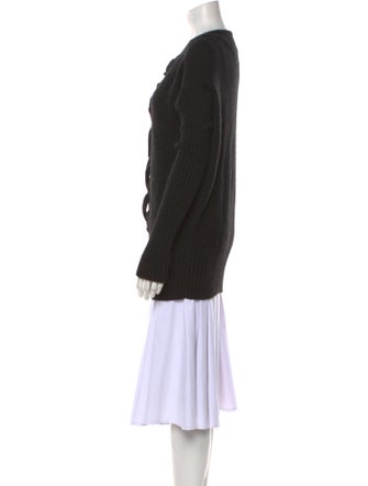 Sarah Pacini Wool Scoop Neck Sweater