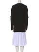 Sarah Pacini Wool Scoop Neck Sweater