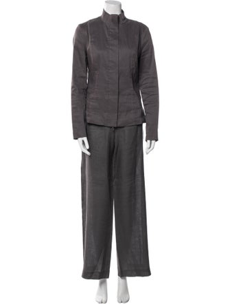Sarah Pacini Linen Pant Set