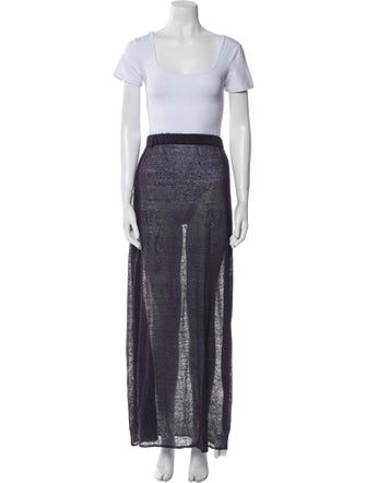 Sarah Pacini Merino Wool Printed Skirt Set