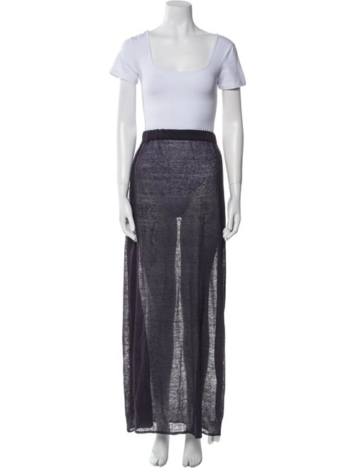 Sarah Pacini Merino Wool Printed Skirt Set