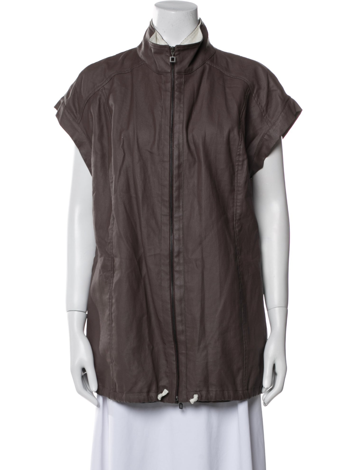 Sarah Pacini Linen Vest