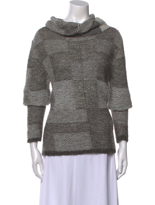 Sarah Pacini Alpaca Printed Sweater