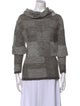Sarah Pacini Alpaca Printed Sweater