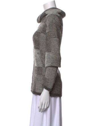 Sarah Pacini Alpaca Printed Sweater