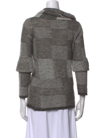 Sarah Pacini Alpaca Printed Sweater