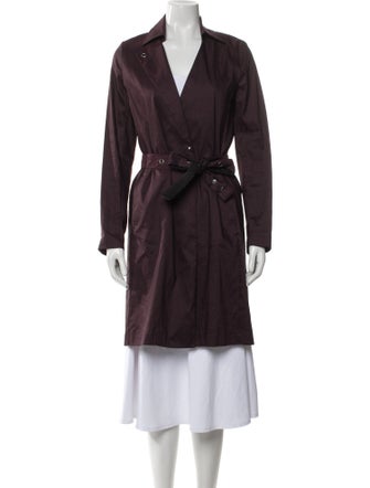 Sarah Pacini Linen Trench Coat