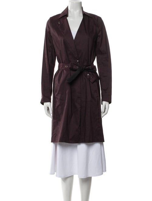 Sarah Pacini Linen Trench Coat