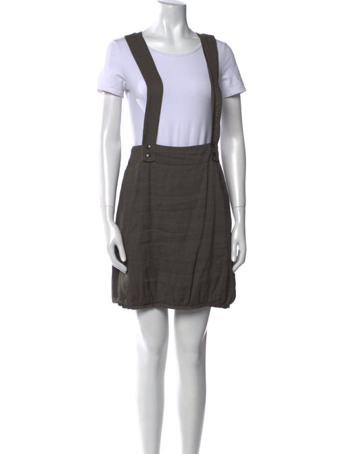 Sarah Pacini Linen Mini Dress