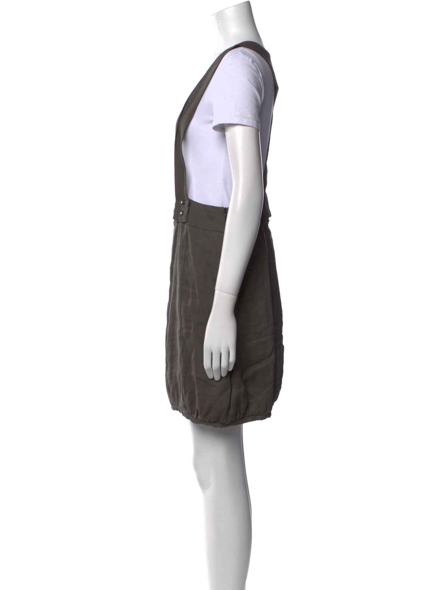 Sarah Pacini Linen Mini Dress