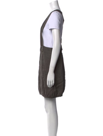 Sarah Pacini Linen Mini Dress