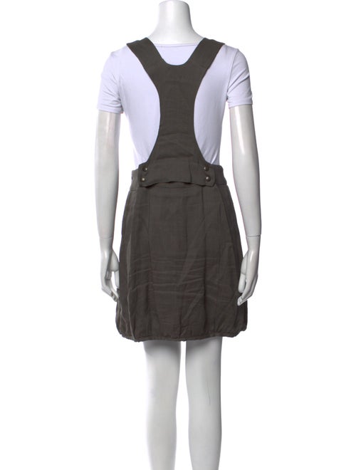 Sarah Pacini Linen Mini Dress