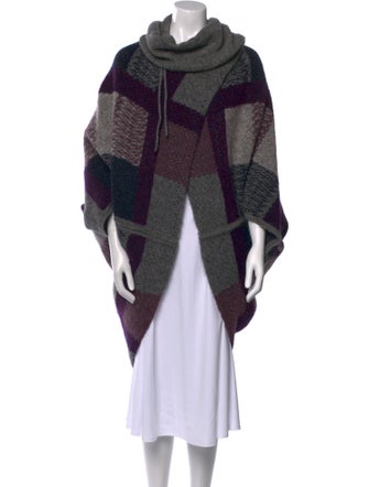 Sarah Pacini Mohair Printed Sweater