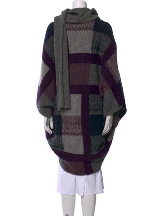 Sarah Pacini Mohair Printed Sweater