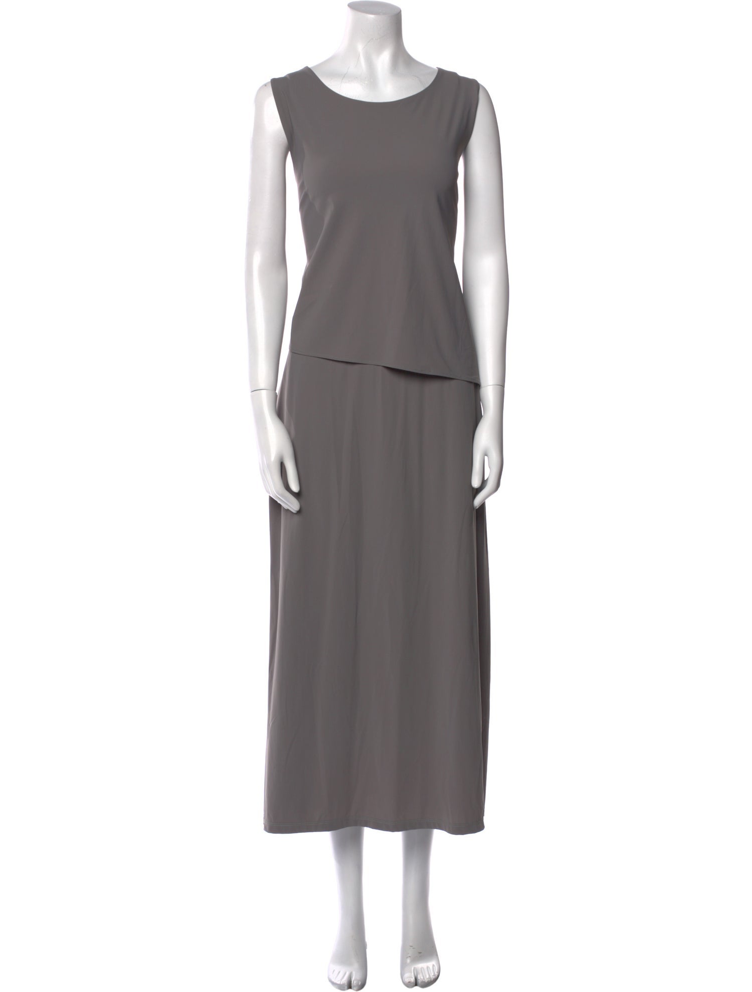Sarah Pacini Scoop Neck Long Dress