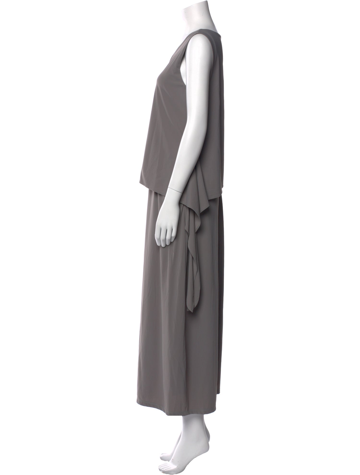 Sarah Pacini Scoop Neck Long Dress