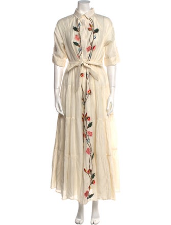 Samant Chauhan Printed Long Dress