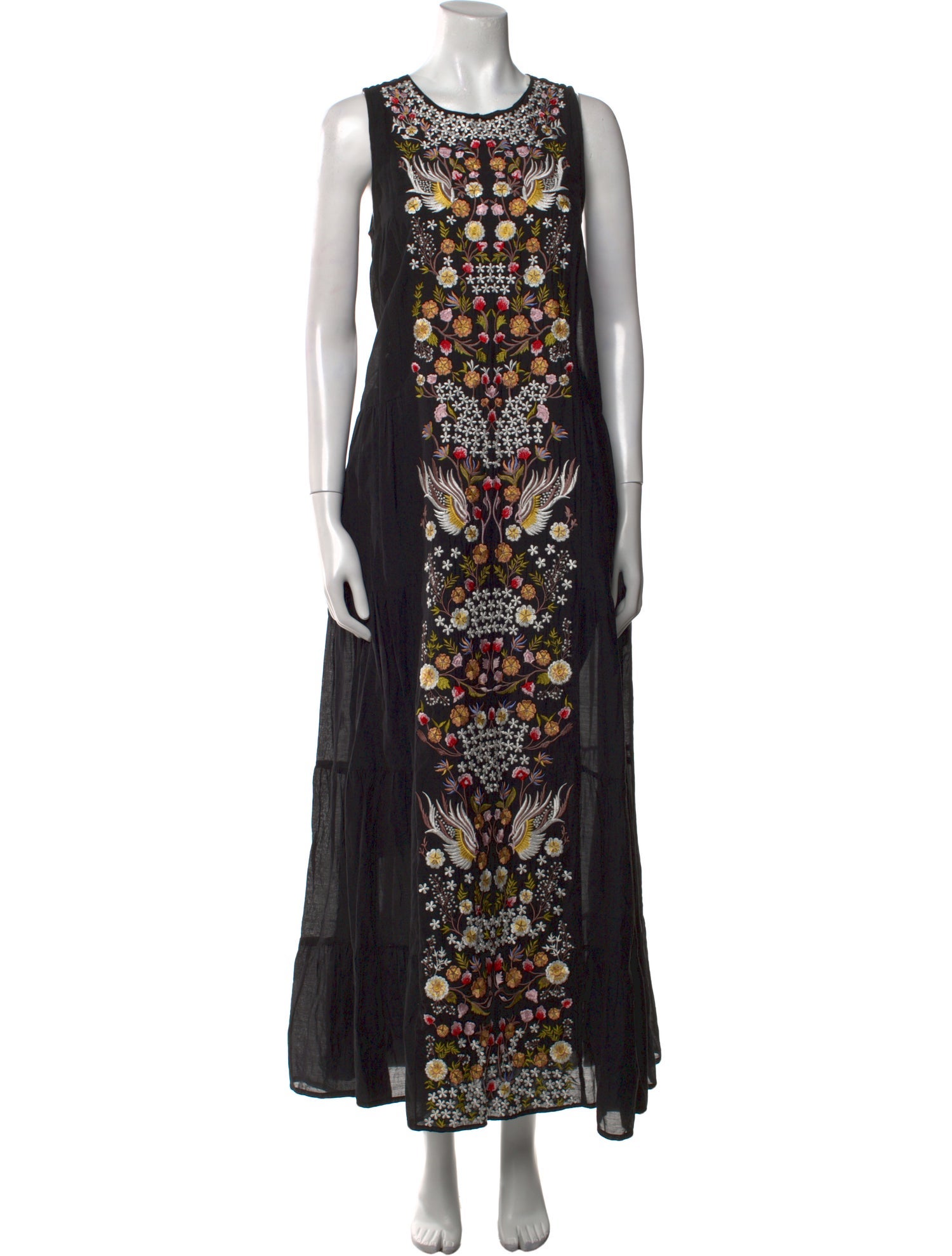 Samant Chauhan Floral Print Long Dress