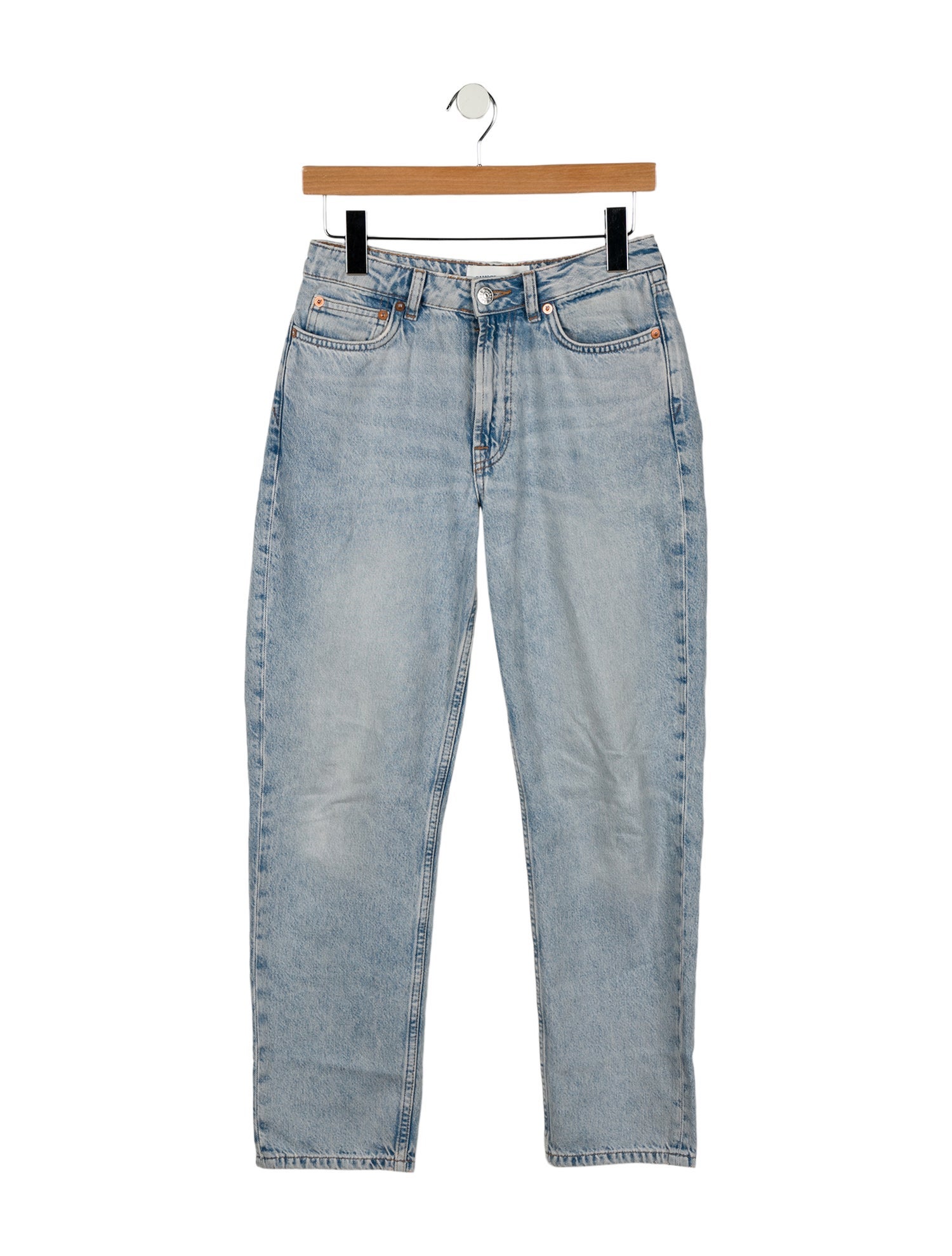 Samsøe Mid-Rise Straight Leg Jeans