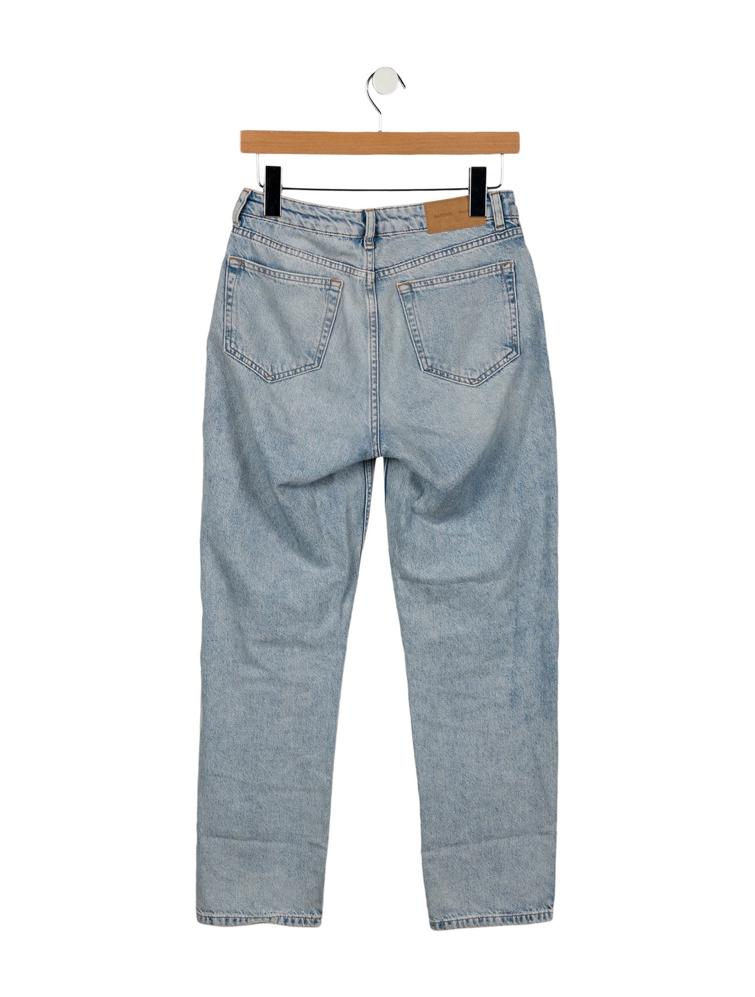 Samsøe Mid-Rise Straight Leg Jeans